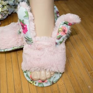 kensie bunny slippers